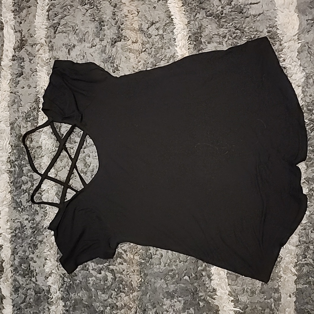 Hippie Rose The Cozy Tee Size XS Black
